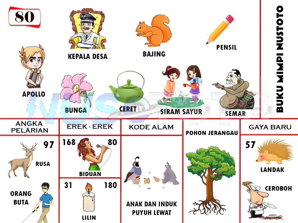 buku mimpi erek erek togel 80